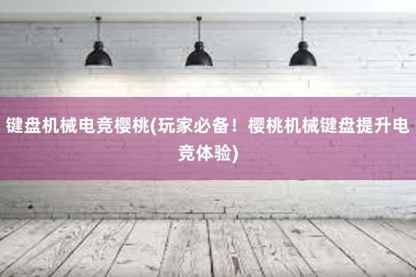 键盘机械电竞樱桃(玩家必备！樱桃机械键盘提升电竞体验)