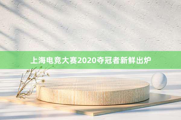 上海电竞大赛2020夺冠者新鲜出炉